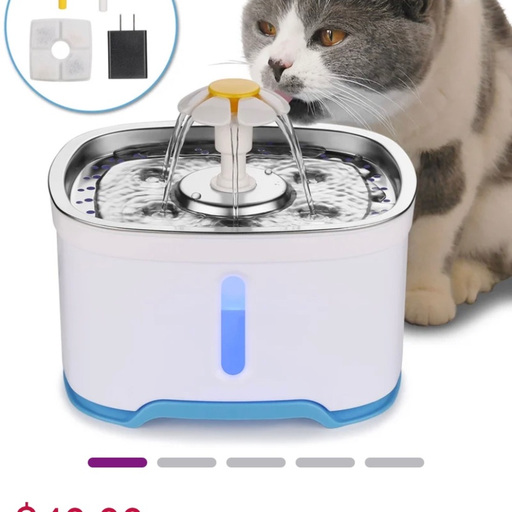 Pet fountain nib